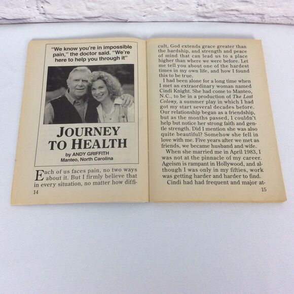 Guideposts Magazine November 1996-Andy Griffith-Large Print-Christian-Mayberry - Picture 2 of 4